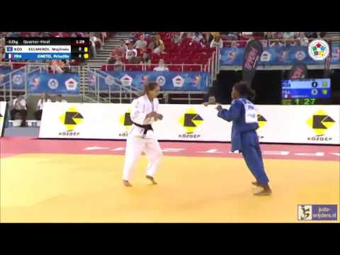 Judo 2014 Grand Prix Budapest: Kelmendi (KOS) - Gneto (FRA) [-52kg] QF