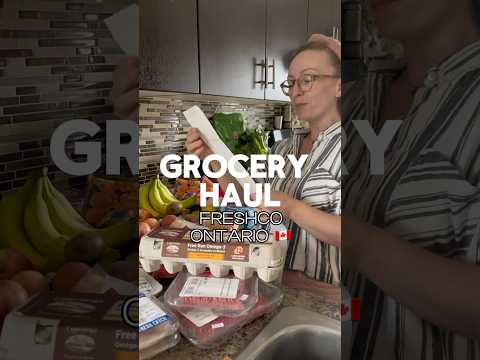 Grocery Haul - Freshco Ontario, Canada 🇨🇦 PUT YOUR GUESSES IN THE COMMENTS ⬇️ #groceryhaul