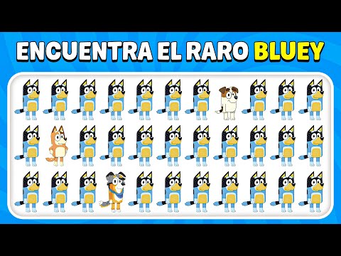 😸 Encuentra El Raro - Bluey Edición 💙 | Quiz Bee Español