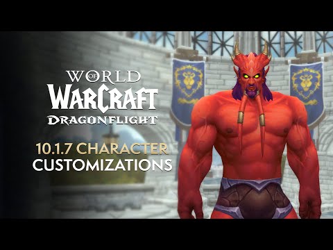 NEW Character Customizations for Draenei, Night Elf & Undead in 10.1.7 | Dragonflight