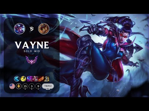 Vayne Mid vs Ziggs - NA Master Patch 12.23