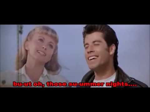 Summer Nights' by Grease Full Video With Lyrics(Best Version On Youtube)