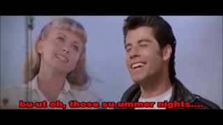 Summer Nights&#39; by Grease Full Video With Lyrics(Best Version On Youtube)