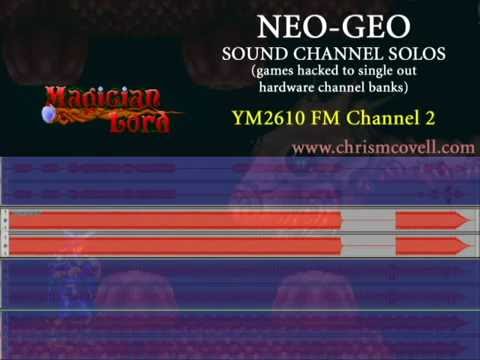 Neo-Geo sound channel solos - Magician Lord stg.1