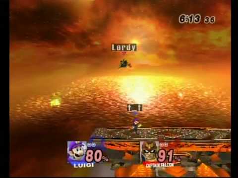 SSBB lordhelmet (Captain Falcon) vs SmashGod (Luigi)