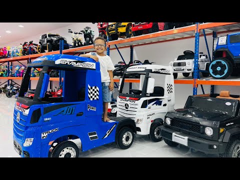 اشترينا سيارات فخمة و حمودي ايش اختار 🔥‼️ #سيارات_اطفال 