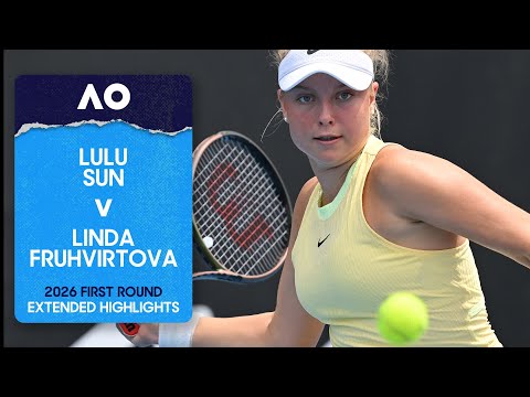 Lulu Sun v Linda Fruhvirtova Extended Highlights | Australian Open 2026 First Round