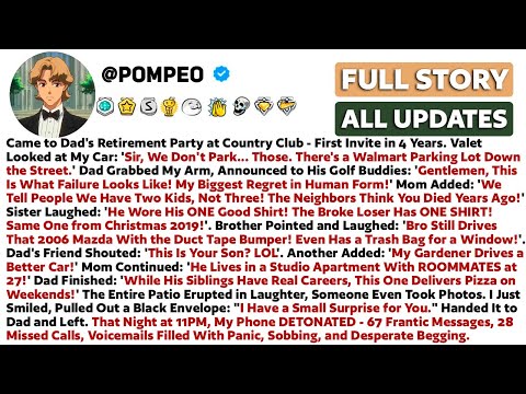 Came to Dad's Retirement Party at Country Club - First Invite in 4 Years. Valet Looked at My Car...