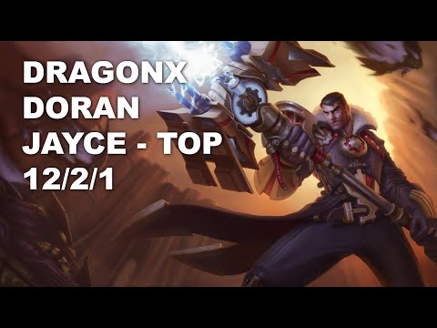 DragonX Doran Top Jayce vs Poppy - KR Grandmaster Patch 10.8