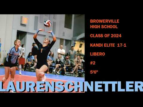Lauren Schnettler - 5' 6" Libero - Kandi Elite 17-1 - #2 - Recruiting Video