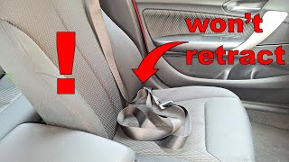 Seat Belt Not Retracting Quickly or Properly❓ MoT Fail 😥