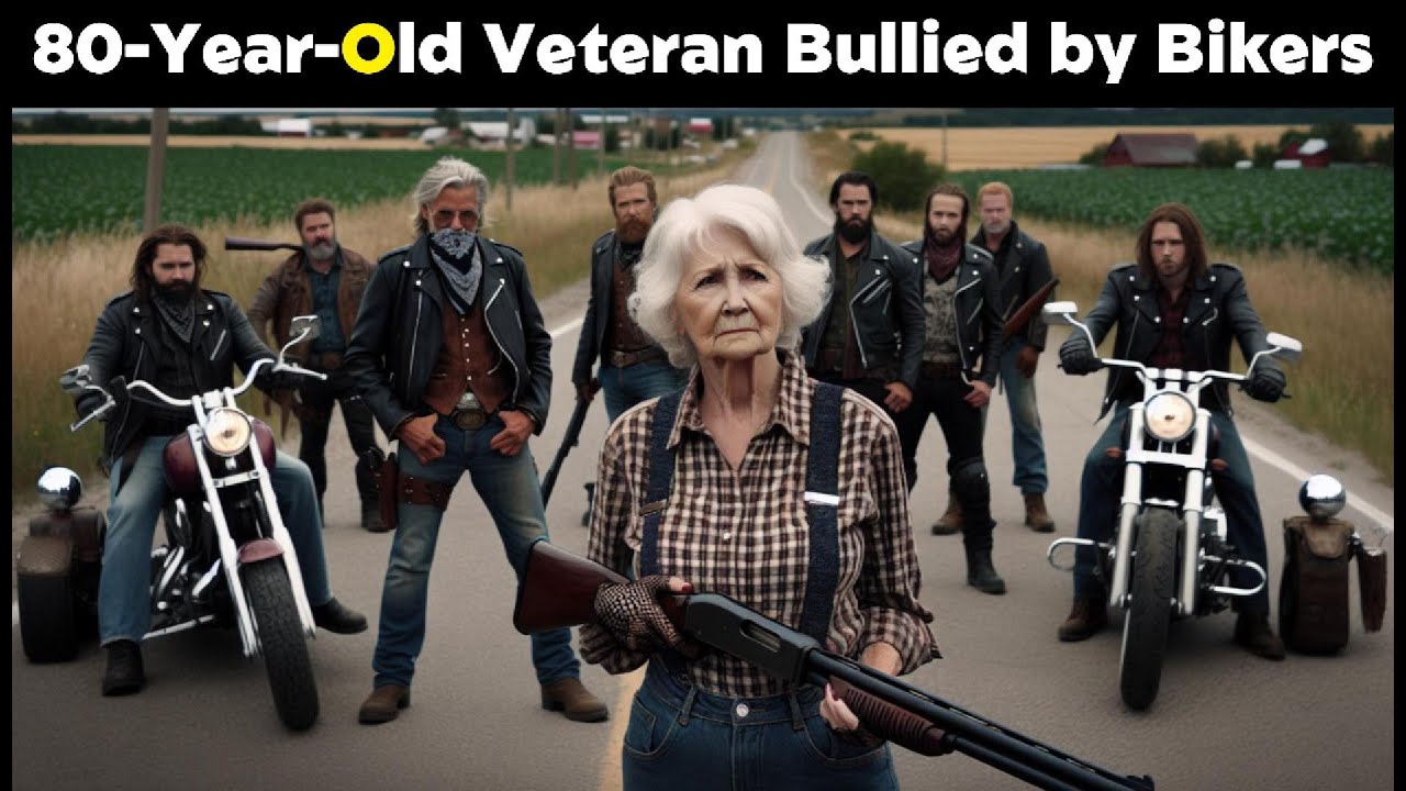 80-Year-Old Veteran Bullied By Bikers, Until She Makes A Shocking Phone Call!