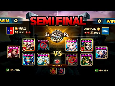ZZI_SOONG vs VINCENZO. SECOND SEMI FINAL | SWC2022 APAC Preliminary Group A Day 1 - Summoners War