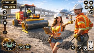 Railroad Builder Simulator 3D - Highway Excavator Construction JCB - Android GamePlay.