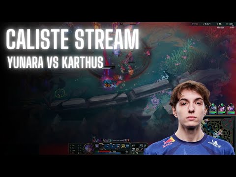 KC Caliste Stream Rank 1 EUW | Caliste VS Skeanz Maynter | Yunara vs karthus | Challenger Gameplay