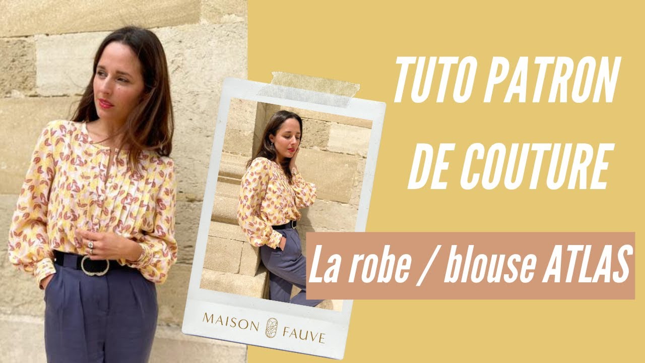Patron robe chemise Atlas / Patron pochette