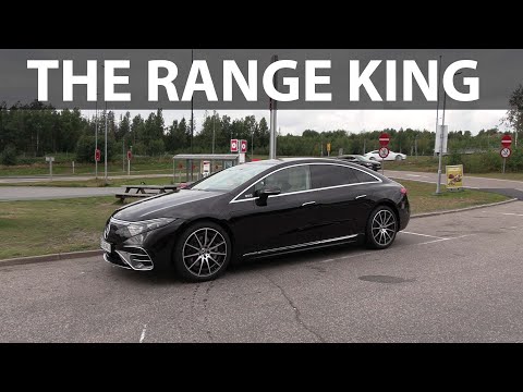 Mercedes-Benz EQS 450 range test video