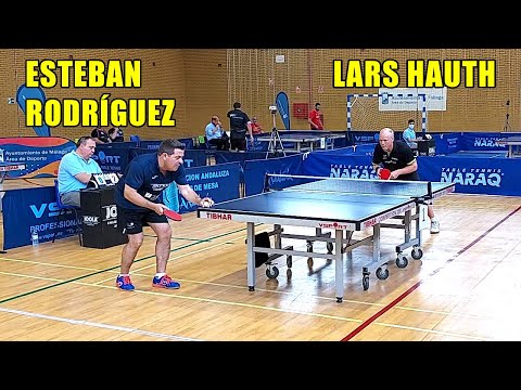 Lars Hauth vs Esteban Rodríguez | FASE FINAL LIGA ANDALUZA VETERANOS TENIS DE MESA, MALAGA 2022