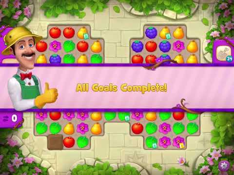 Gardenscapes Level 3091 With No Boosters - Super Hard Level - Rooftop Garden: Glass Railing