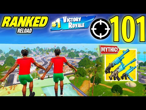 101 Elimination Duo Vs Squad "Ranked RELOAD” Gameplay Wins (NEW! Fortnite Chapter 7 PS4 Controller)