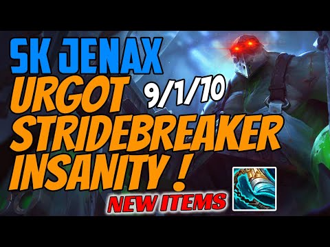 SK Jenax Plays URGOT Top vs Irelia - Challenger Gameplay New Items Season 11 - Stridebreaker Urgot