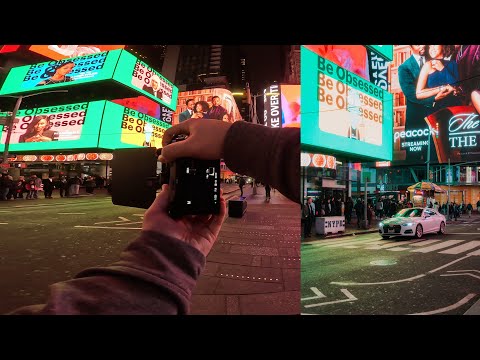 NYC Nighttime Street Photography POV
