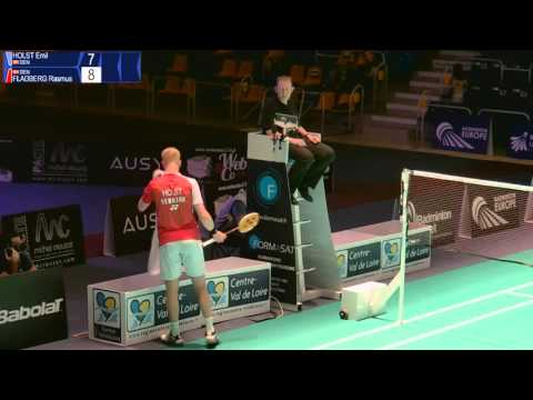 Emil Holst vs Rasmus Fladberg (MS, Final) - Orleans Intl. 2016