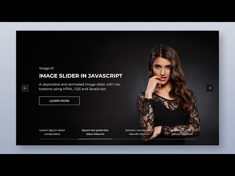 Create A Responsive Image Slider In Html Css Javascript Step By Step Tutorial