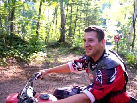 ATC Wheelie Gone Wrong in Tomahawk Wisconsin