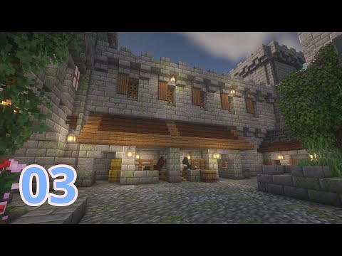 Minecraft | How to Build a Castle - Part 3: Stables