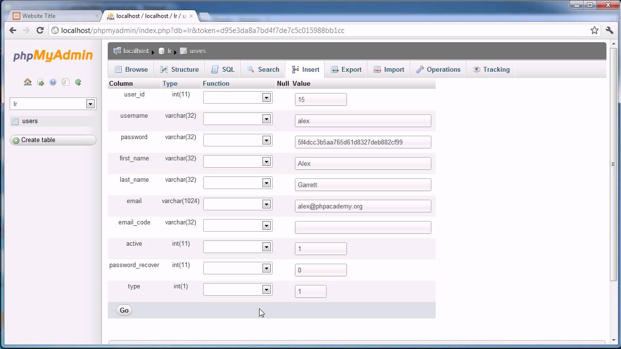 PHP Tutorials: Register & Login (Part 20): Admin Account