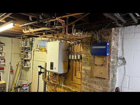 Navian Combi Boiler Installation-  NCB -250 / 150H with 4 zone system