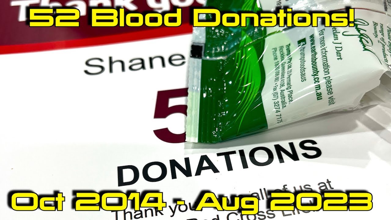 52nd and Final Blood Donation
