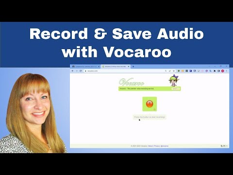 Record & Save Audio with Vocaroo