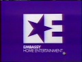 Columbia Pictures Pay Television Embassy Home Entertainment 1985