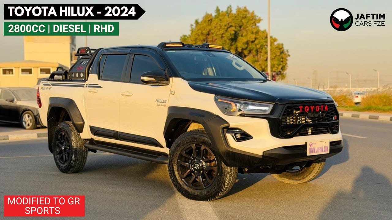 Toyota Hilux GR BODY KIT INSTALLED | POWER SEATS | 2024 | AUTO | 2.8L DIESEL | RHD video