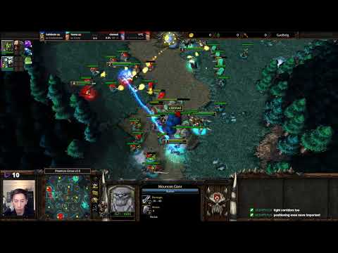 Celebrate (Orc) Sunny (HU) vs XiaoY (HU) Clannad (NE) - WarCraft 3 - 2v2 - WC3487