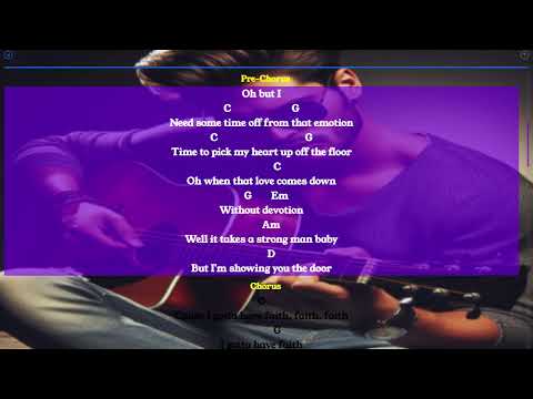 George Michael - Faith - Chords and Lyrics - Full Vocal