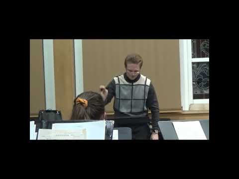 Strauss Wind Serenade Op. 7 Rehearsal with Subtitles