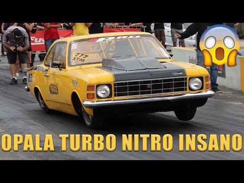 Opala Turbo Nitro com mais de 1500cv - Destraciona de quarta marcha e Bate o Recorde da XTM