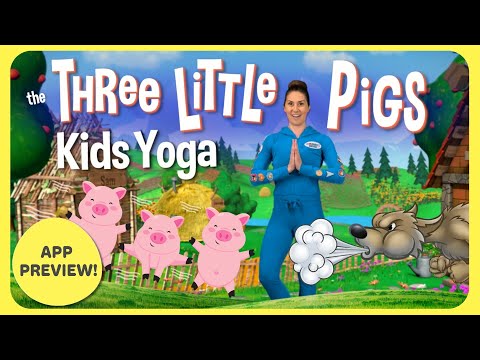 3 Little Pigs  | A Cosmic Kids Yoga Adventure (app preview)