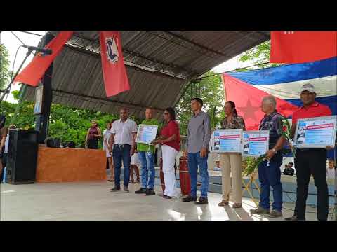 Acto Municipal en Jobabo por la efeméride del 26 de julio