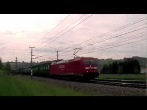 Passauerbahn Teil 1: Bahnverkehr von Dingbach bis Schlüßlberg am 5.5.12! - "LTE bis Sonderzug"