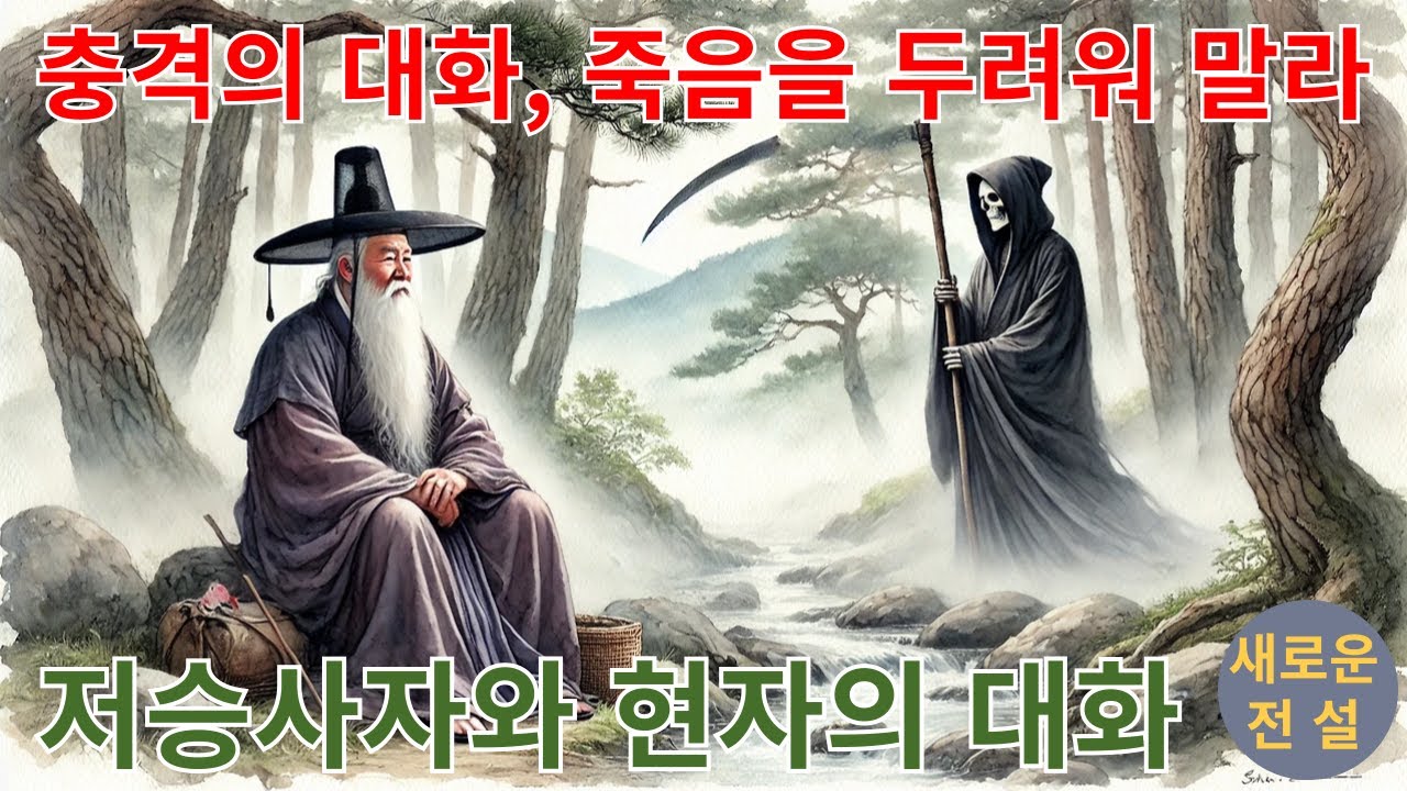 저승사자와 현자의 대화  #영혼인도자, #현자, #삶과죽음