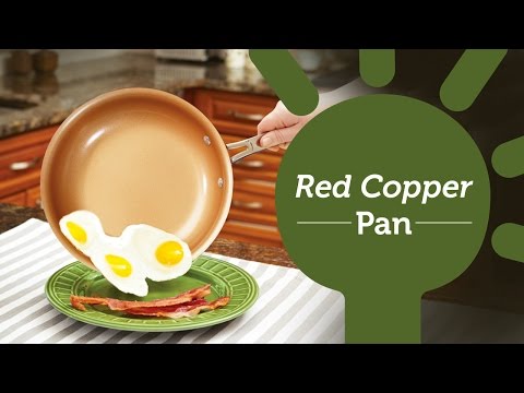 Red Copper Pan - The Best Non Stick Pan for Cooking
