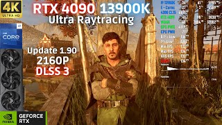 Dying Light 2 DLSS3 - RTX 4090 | 13900K 6GHz 4K Ultra Raytracing