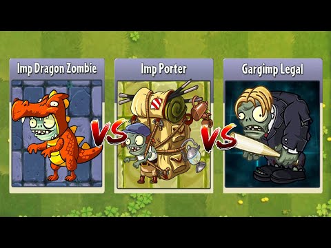 Imp Dragon & Imp Porter & Gargimp Legal - PvZ 2 Imp Zombie Battlez