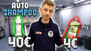 Das billigste Autoshampoo vs. das teuerste! | AUTOLACKAFFEN