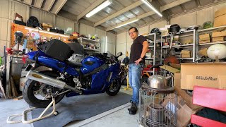 【休日Vlog】【GSX1300R】働き過ぎたのでGWはバイクの整備とスクリーンを変えます