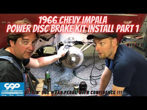1966 CHEVY IMPALA DISC BRAKE UPGRADE!!! One step closer to CHERRIED OUT